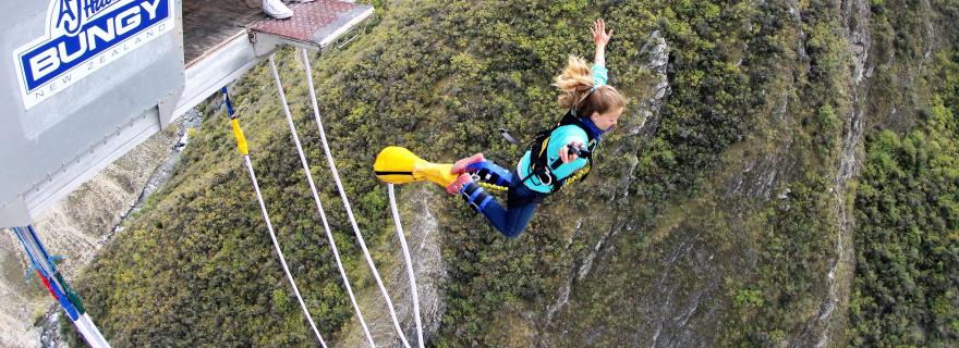 How I bungee jumped from 134 meters
