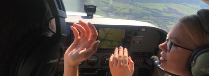 Jak jsem pilotovala letadlo Cessna