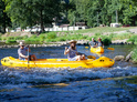 Splutí Jizery z Malé Skály na kánoi nebo raftu