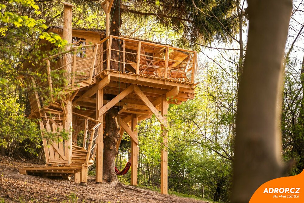Treehouse Jested Ubytování v treehouse u Ještědu s vlastní saunou od 4 199 Kč | Adrop.cz