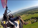 Tandem paragliding