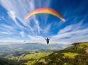 Tandem paragliding