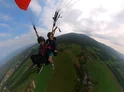 Tandem paragliding