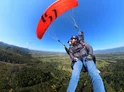 Tandem paragliding
