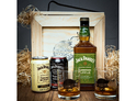 Dárková bedna s páčidlem pro muže s whiskey Jack Daniel’s Apple