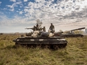 Řízení obrněného tanku T-55 