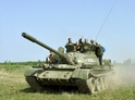 Jízda v obrněném bojovém tanku T-55