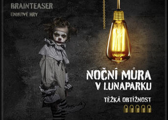 Noční můra v lunaparku: Úniková hra v Brně