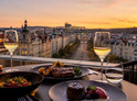 Tříchodové menu s výhledem na Prahu: Sky Bar & Restaurant