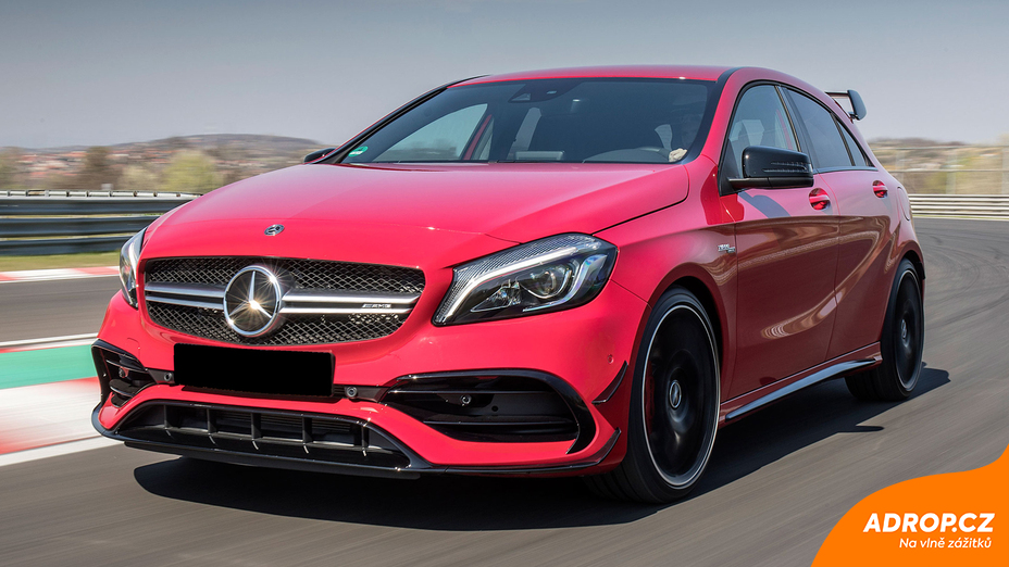 Jízda v supersportu Mercedes-Benz A AMG 45 na Masarykově okruhu