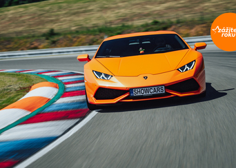 A ride in the Lamborghini Huracán LP610-4 supercar at the Masaryk Circuit A ride in the Lamborghini Huracán LP610-4 supercar at the Masaryk Circuit