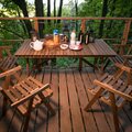 Accommodation in treehouse under Jested