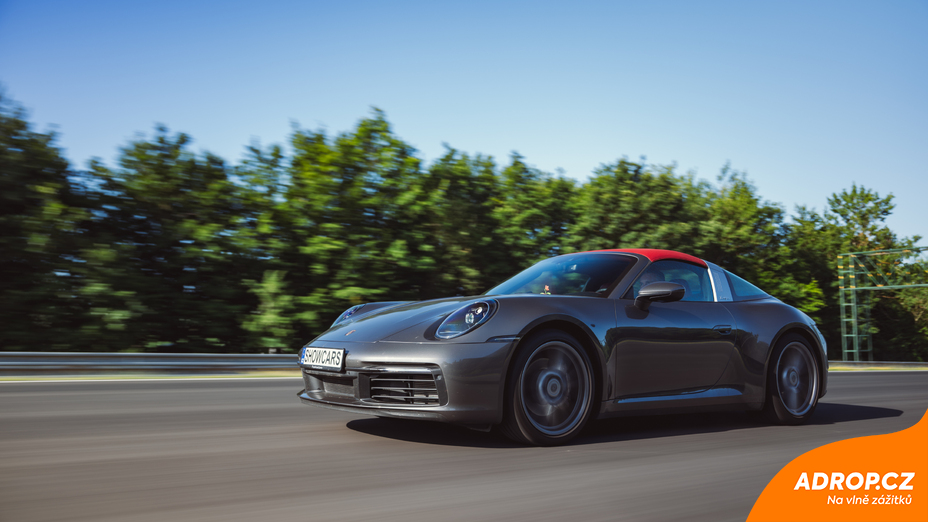 Jízda v Porsche 911 Carrera T kit GT3 na závodním okruhu, Most