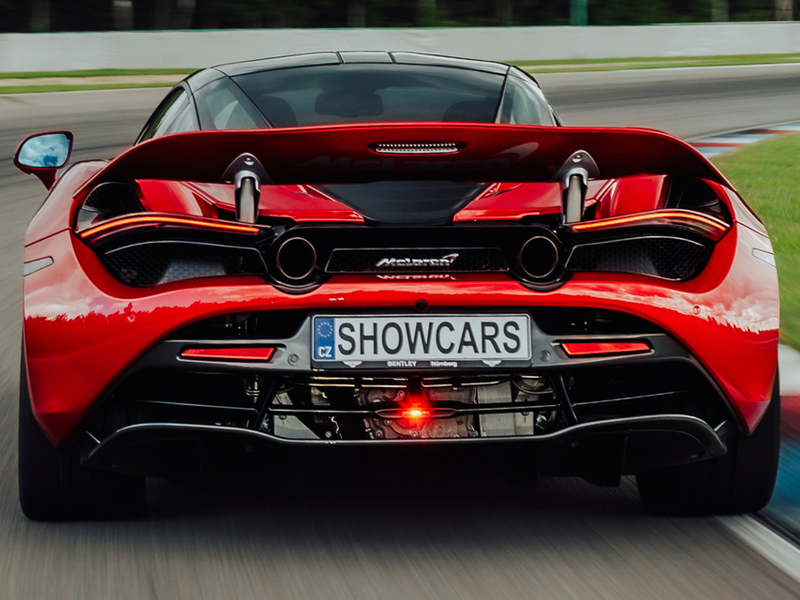 Jízda ve voze McLaren 675LT na okruhu Autodrom Most