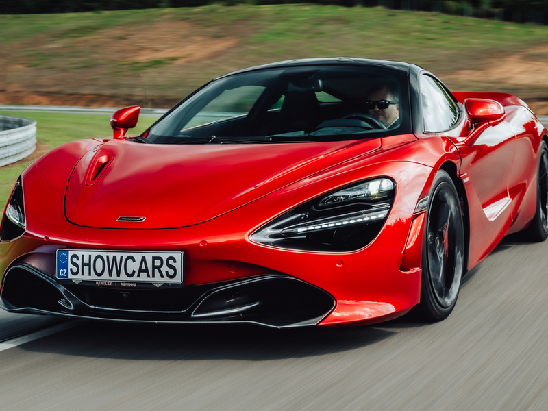 Jízda ve voze McLaren 675LT na okruhu Autodrom Most