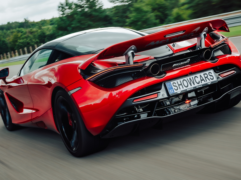 Jízda ve voze McLaren 675LT na okruhu Autodrom Most