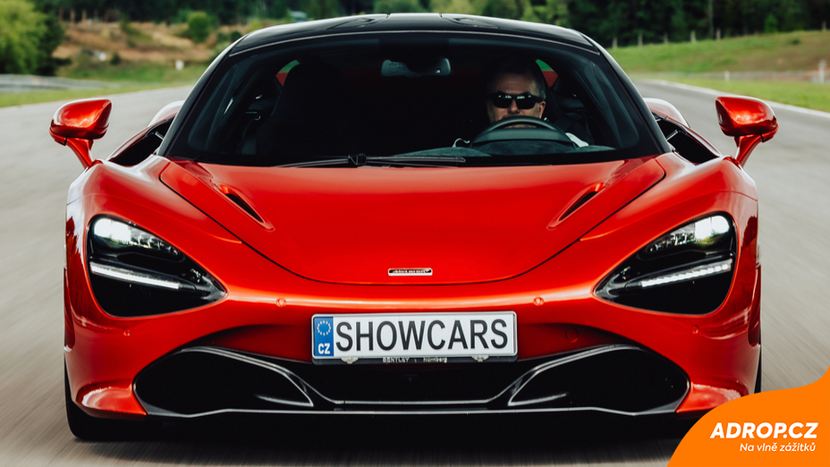 Jízda v supersportu McLaren 675 LT na závodním okruhu Most
