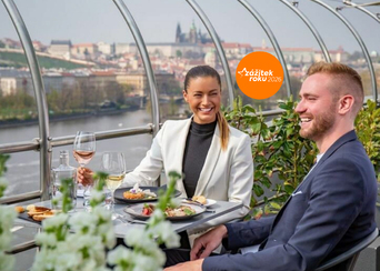 Degustační 5chodové menu Ondřeje Slaniny v Tančícím domě, Praha