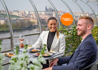 Degustační 5chodové menu Ondřeje Slaniny v Tančícím domě, Praha