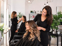 Balayage proměna s denním líčením v Ateliéru Vulcano Delizé
