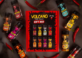 Degustační set chilli omáček Volcano