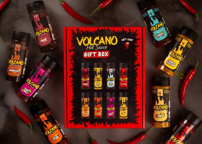 Degustační set chilli omáček Volcano
