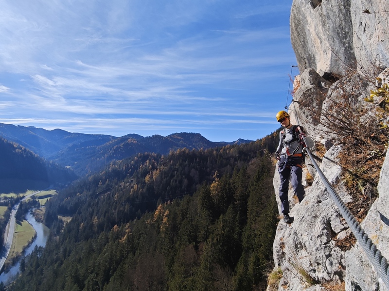 Dvě ferraty, jeden den plný adrenalinu