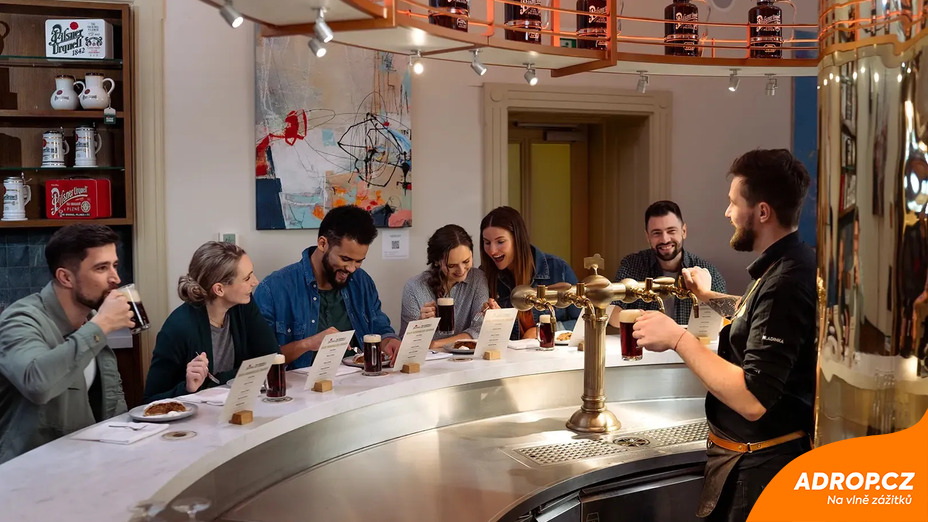 Degustační večeře s pivním someliérem v Pilsner Urquell Experience