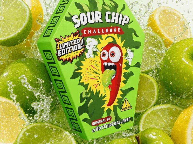 Nejkyselejší bonbon Sour Chip