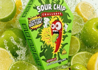Nejkyselejší bonbon Sour Chip