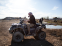 Jízda na čtyřkolce ATV na specializované trati
