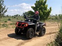 Jízda do terénu na ATV čtyřkolce