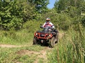 Jízda do terénu na ATV čtyřkolce