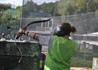 Bogenschießen Paintball