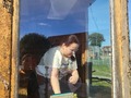 Foto bei der Überprüfung