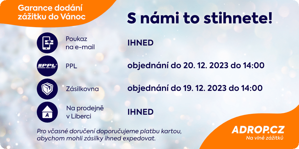 Doručen&iacute; do V&aacute;noc? S Adropem to stihnete