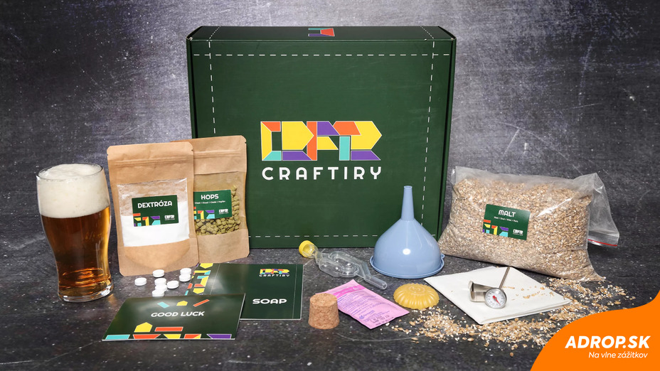 Craftiry: Sada na výrobu vrchne kvaseného piva IPA