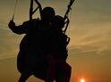 Tandem paragliding