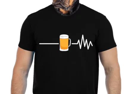 Vtipné tričko Bastard: Beer help