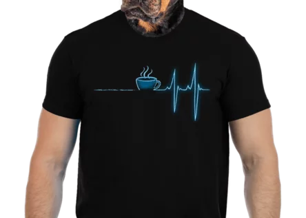 Vtipné tričko Bastard: Coffee help