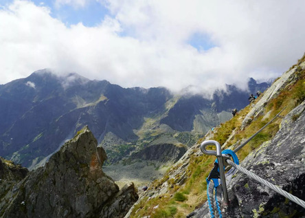 Jedinečná ferrata Priečne sedlo