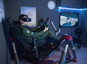 Pohyblivý simulátor letu s VR