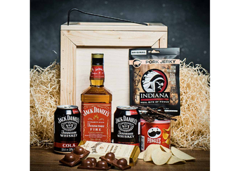 Darčeková debna whiskey Jack Daniel's Fire