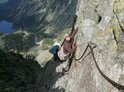 Tatranská ferrata Orla Perć pre skúsených turistov 