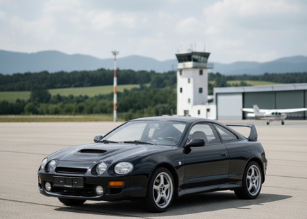 Jazda na Toyota Celica GT-Four na letisku 