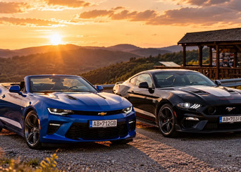 Zážitková jazda na Ford Mustang alebo Chevrolet Camaro