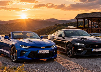 Zážitková jazda na Ford Mustang alebo Chevrolet Camaro
