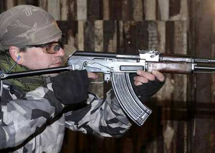 Army streľba na krytej strelnici