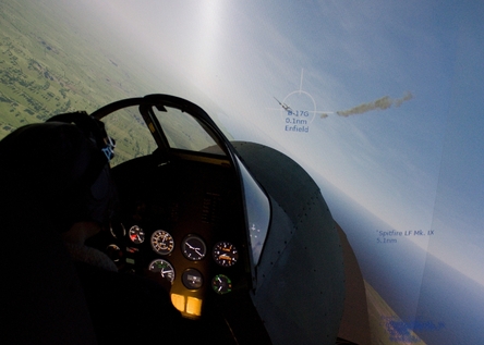 Letecký simulátor stíhačky Supermarine Spitfire