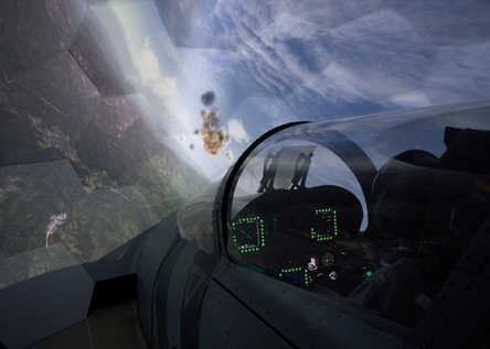 Letecký simulátor stíhačky F/A-18 Hornet